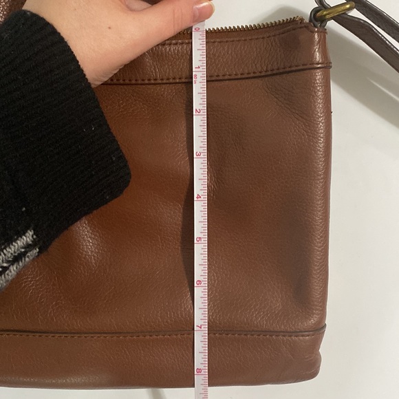 Fossil issue 1954 leather patchwork colorblock crossbody bag - Picture 8 of 12